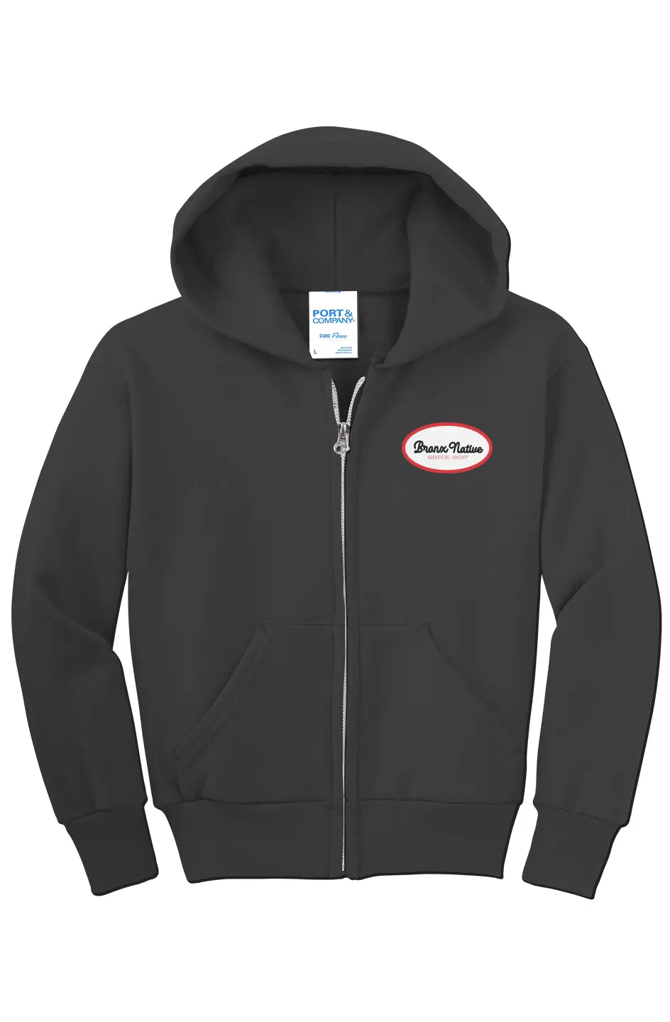 Since 2017' Bronx Native Classy Youth Boys Full Zip Fleece Hoodie