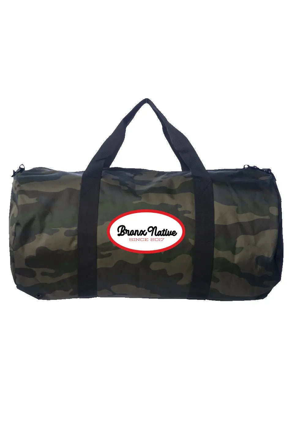 Since 2017' Bronx Native Day Trip Duffle Forest Camo