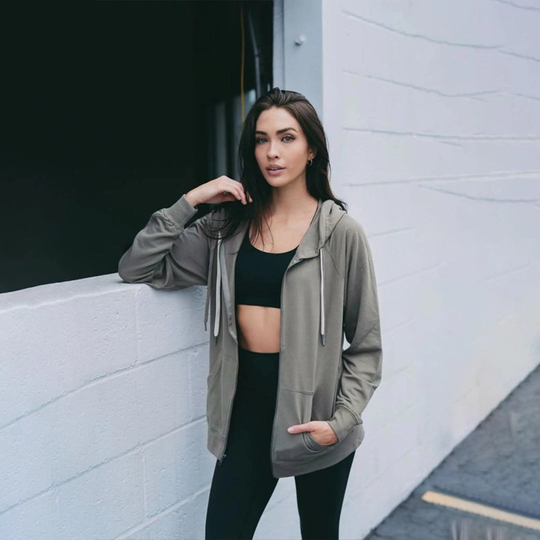 Since 2017' Bronx Native Icon Loopback Terry Zip Hoodie Apliiq