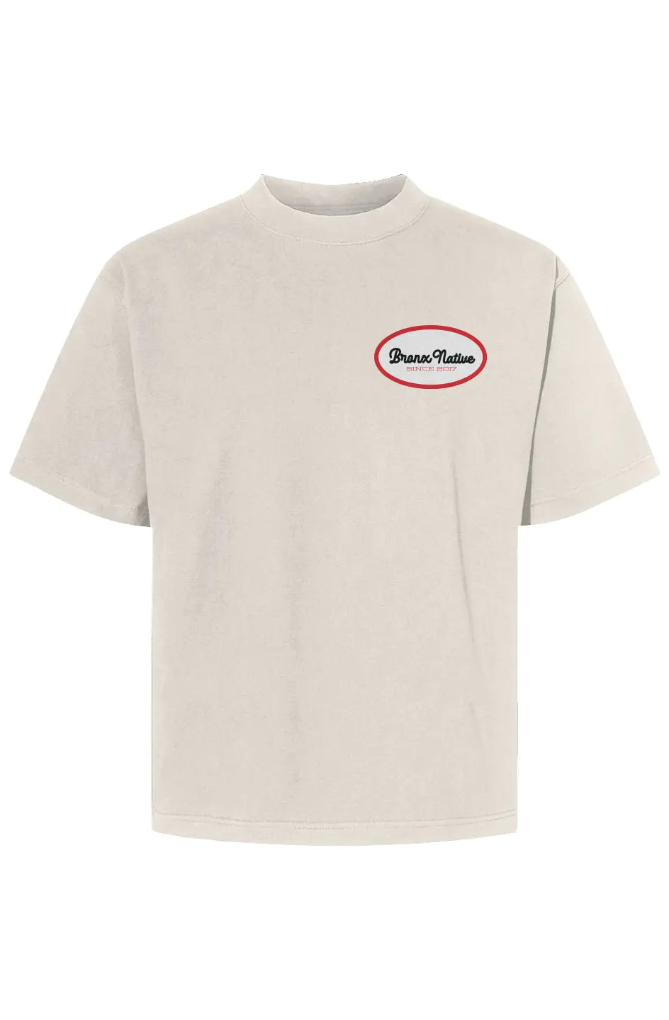 Since 2017' Bronx Native Mens Cropped Max Heavyweight Tee