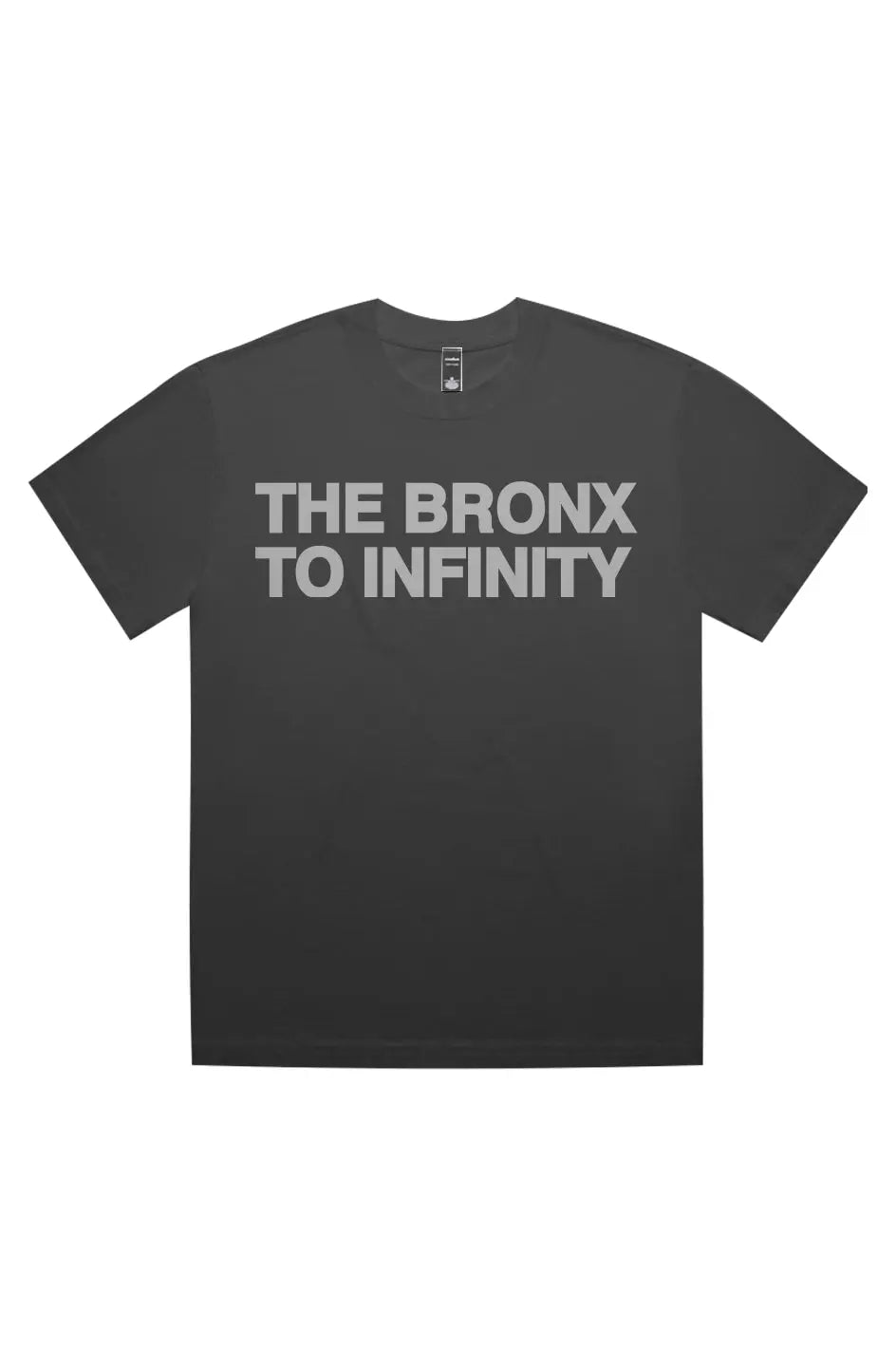 The Bronx to Infinity Heavy Faded Minus Tee Black