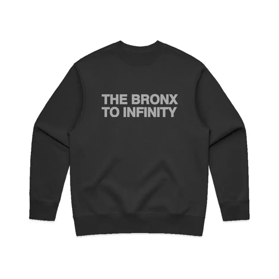 The Bronx to Infinity Mens Heavy Crew 