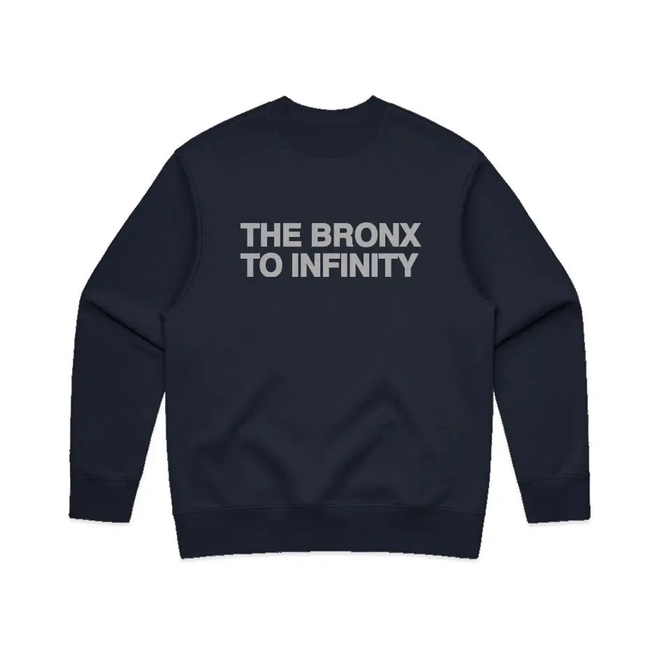 The Bronx to Infinity Mens Heavy Crew 
