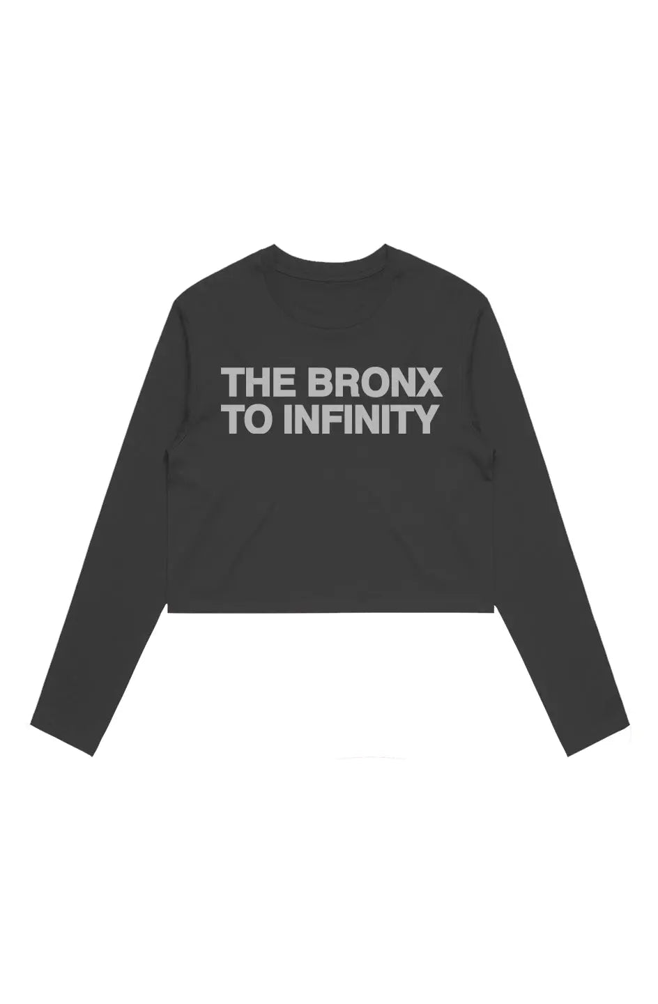 The Bronx to Infinity Women's Crop L/S Tee