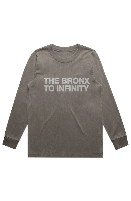 The Bronx to Infinity Womens Heavy Faded LS Tee