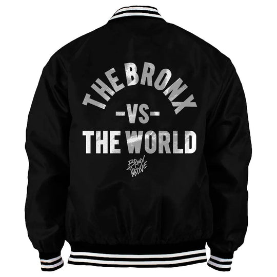 The Bronx vs The World Varsity Bomber Jacket