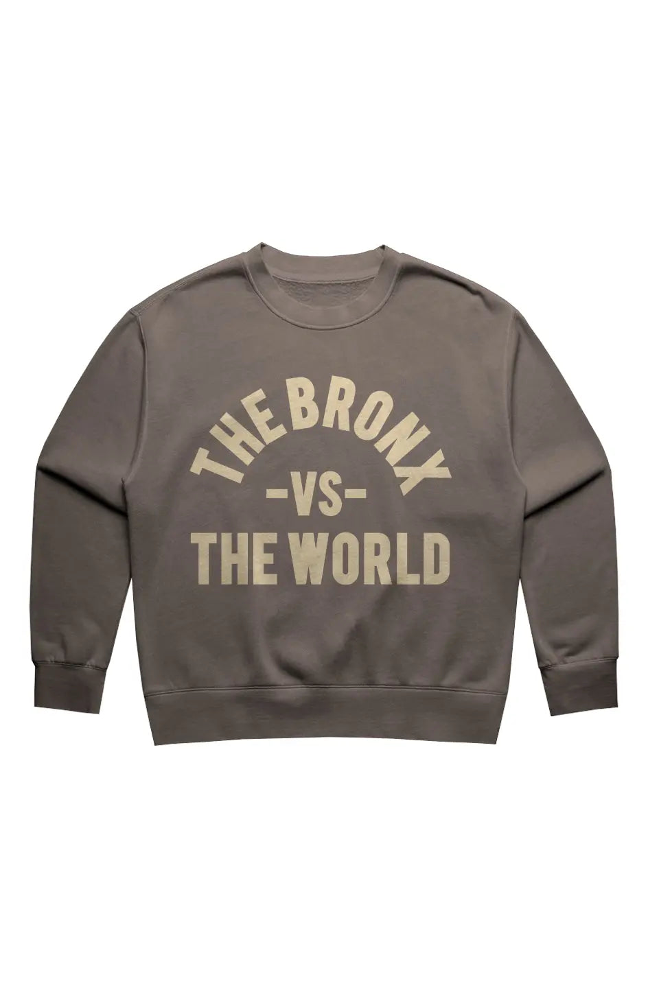 The Bronx vs The World Womens Relax Faded Crew