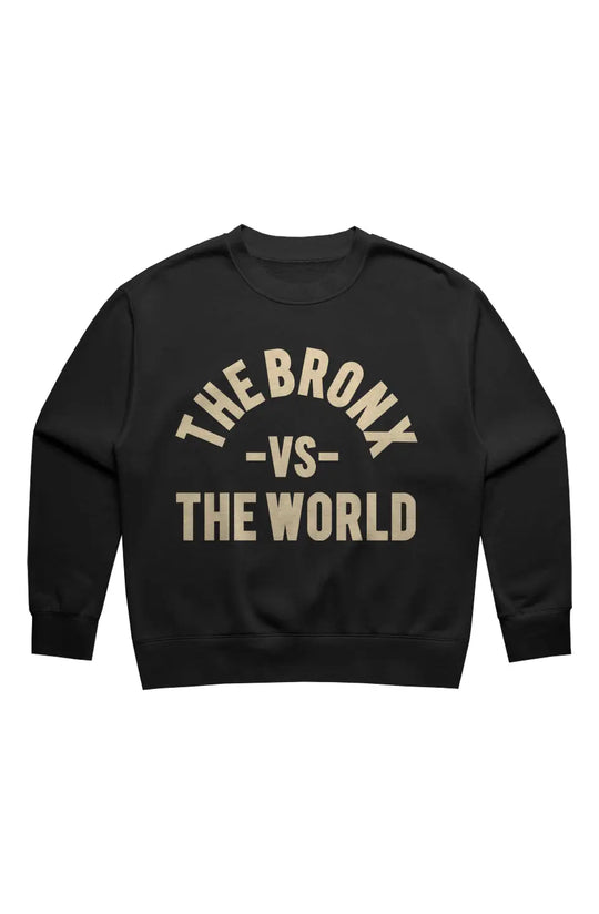 The Bronx vs The World Womens Relax Faded Crew