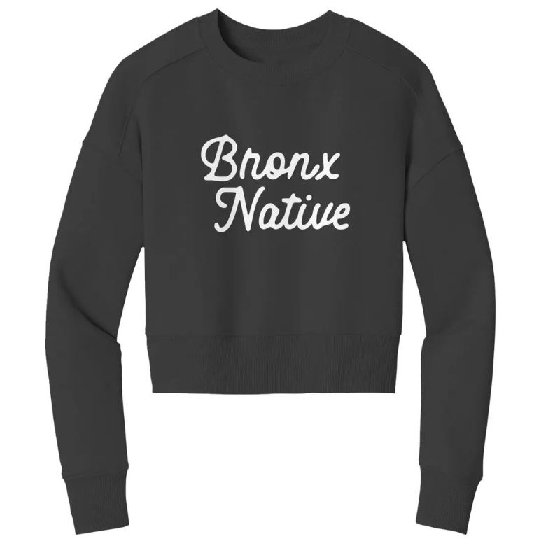 Bronx Native Womens Perfect Weight Crop Crew