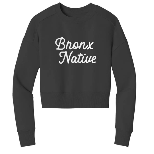 Bronx Native Womens Perfect Weight Crop Crew