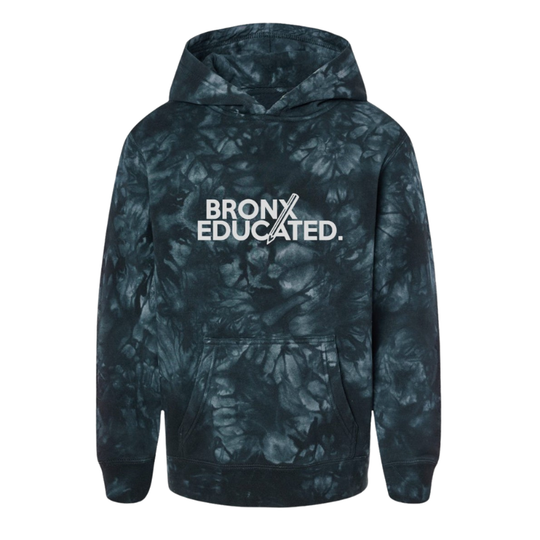Bronx Educated Youth Black Tie Dye Hoodie