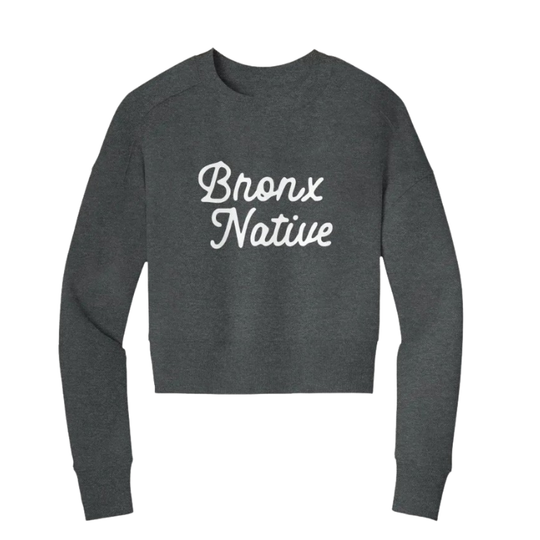 Bronx Native Womens Perfect Weight Crop Crew
