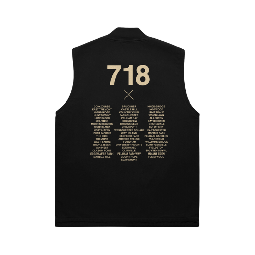 Bronx Native 718 Canvas Heavy Vest