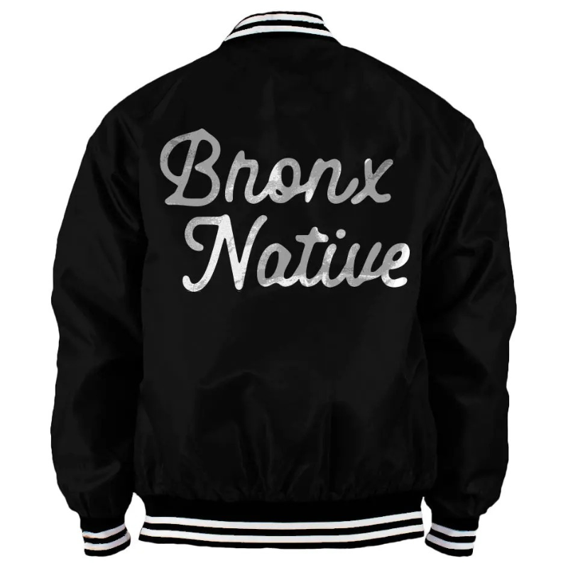 Infinity Bronx Native Anniversary Exclusive Mens Varsity Bomber Jacket 
