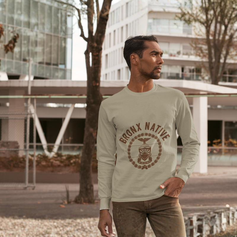 Bronx Native 718 Mens Classic L/S Tee