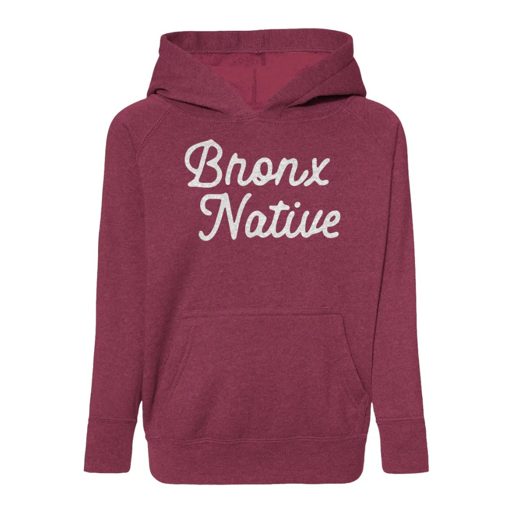 Bronx Native Classy Youth Blend Raglan Hooded Sweatshirt