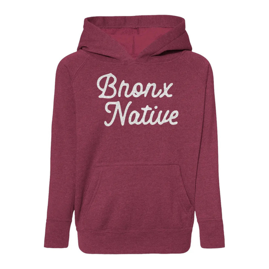 Bronx Native Classy Youth Blend Raglan Hooded Sweatshirt