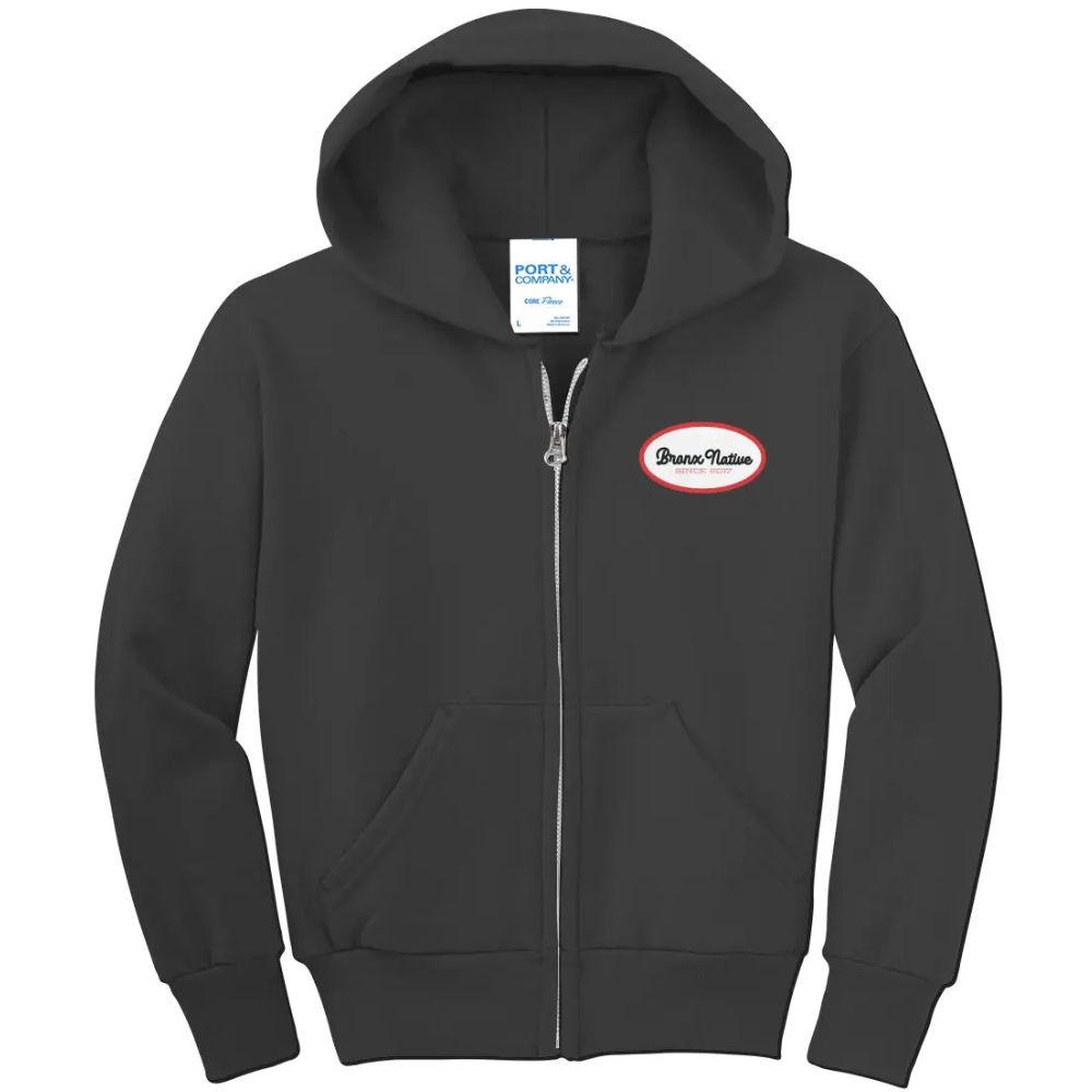 Since 2017' Bronx Native Classy Youth Boys Full Zip Fleece Hoodie