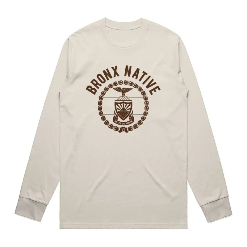 Bronx Native 718 Mens Classic L/S Tee