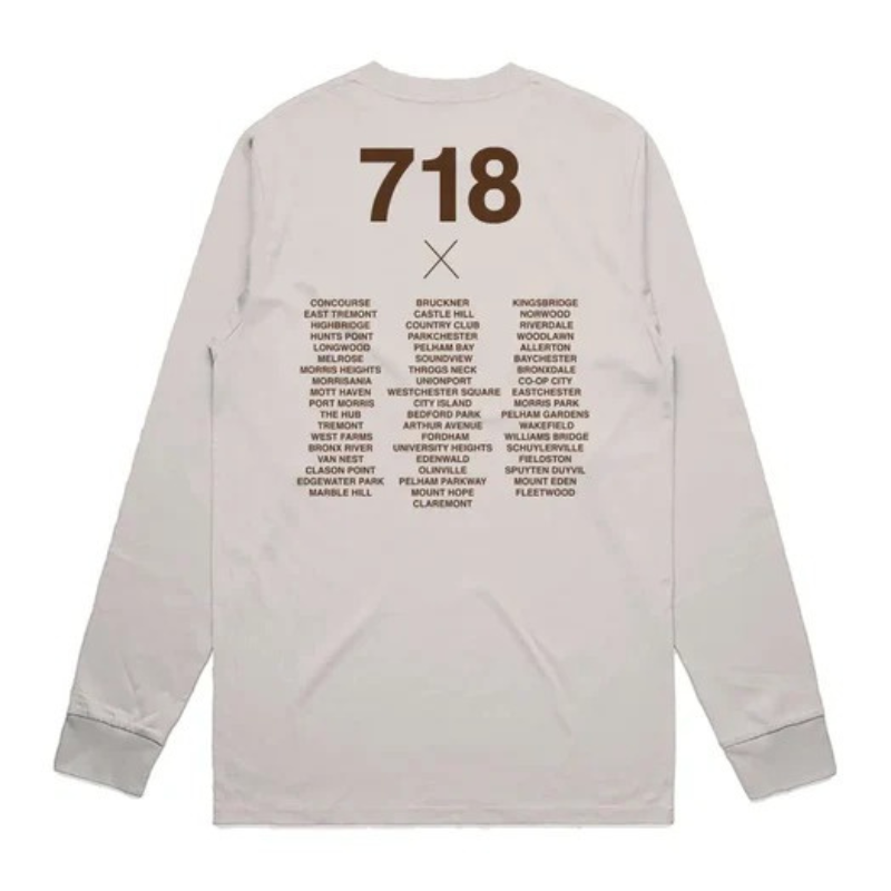 Bronx Native 718 Mens Classic L/S Tee
