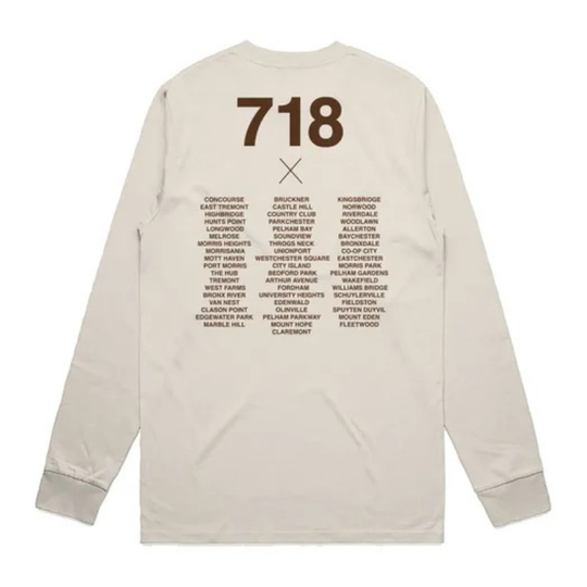 Bronx Native 718 Mens Classic L/S Tee