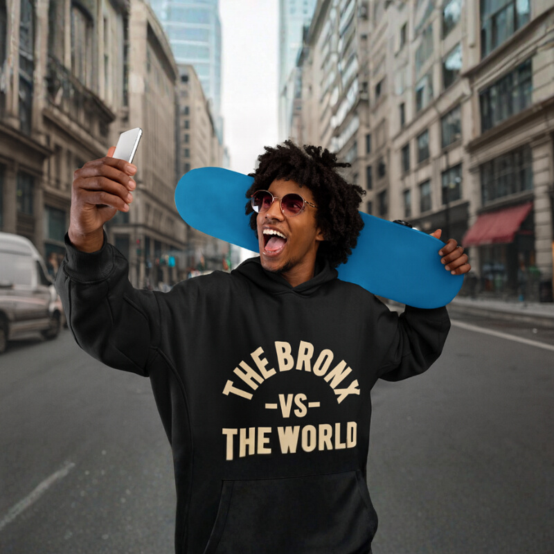 The Bronx vs The World Youth Relax Zip Hood