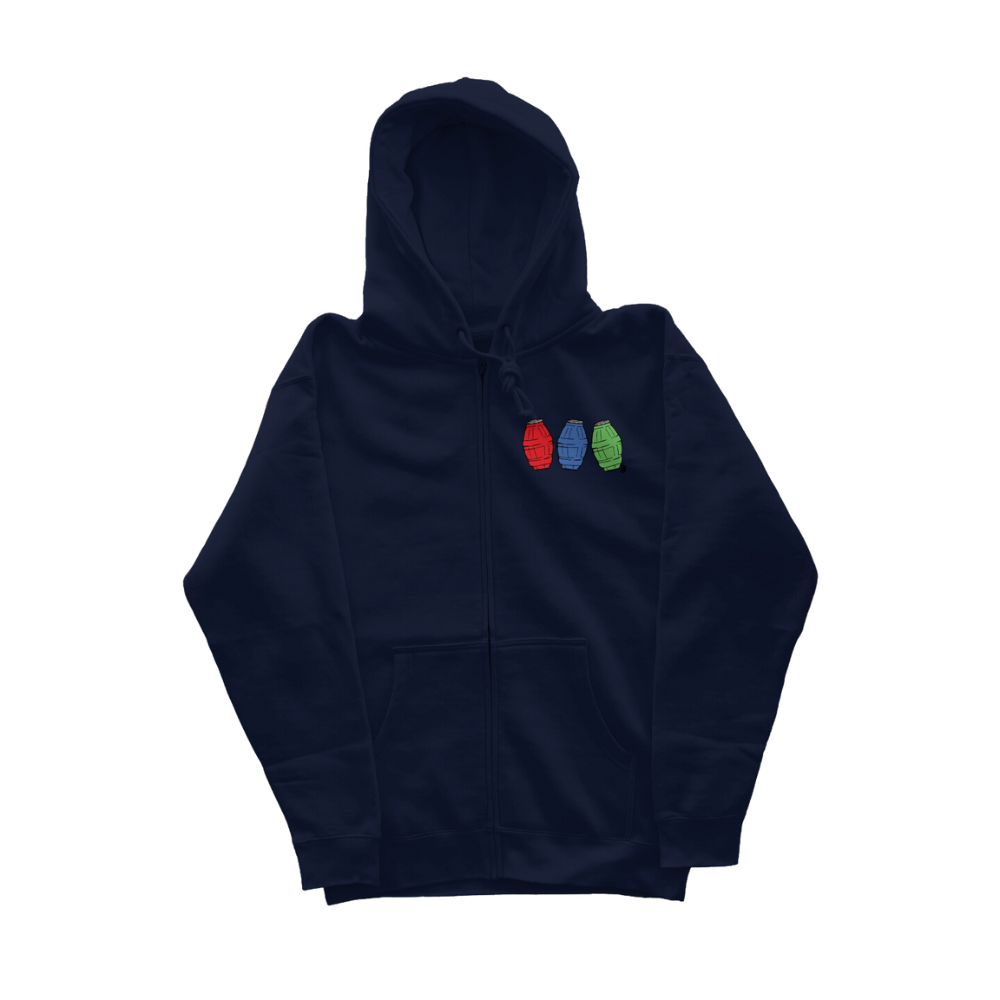 Quarter Waters Independent Zip Heavyweight Hoodie [Embroidered]