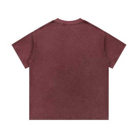 Bronx Educated Mineral Wash Waffle Knit T-Shirt