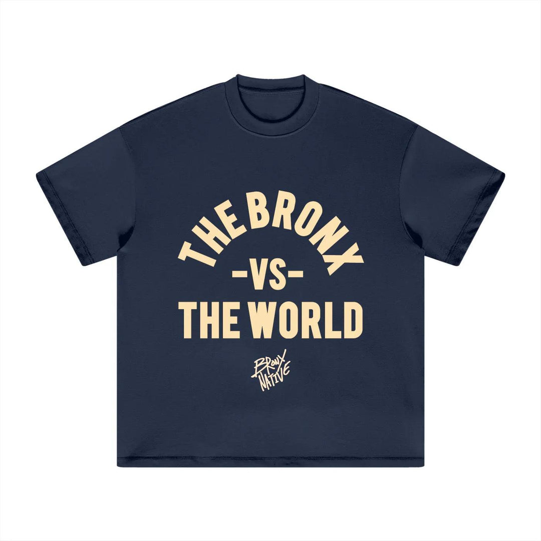 The Bronx vs The World Heavyweight Earth Tone T-Shirt by Bronx Native