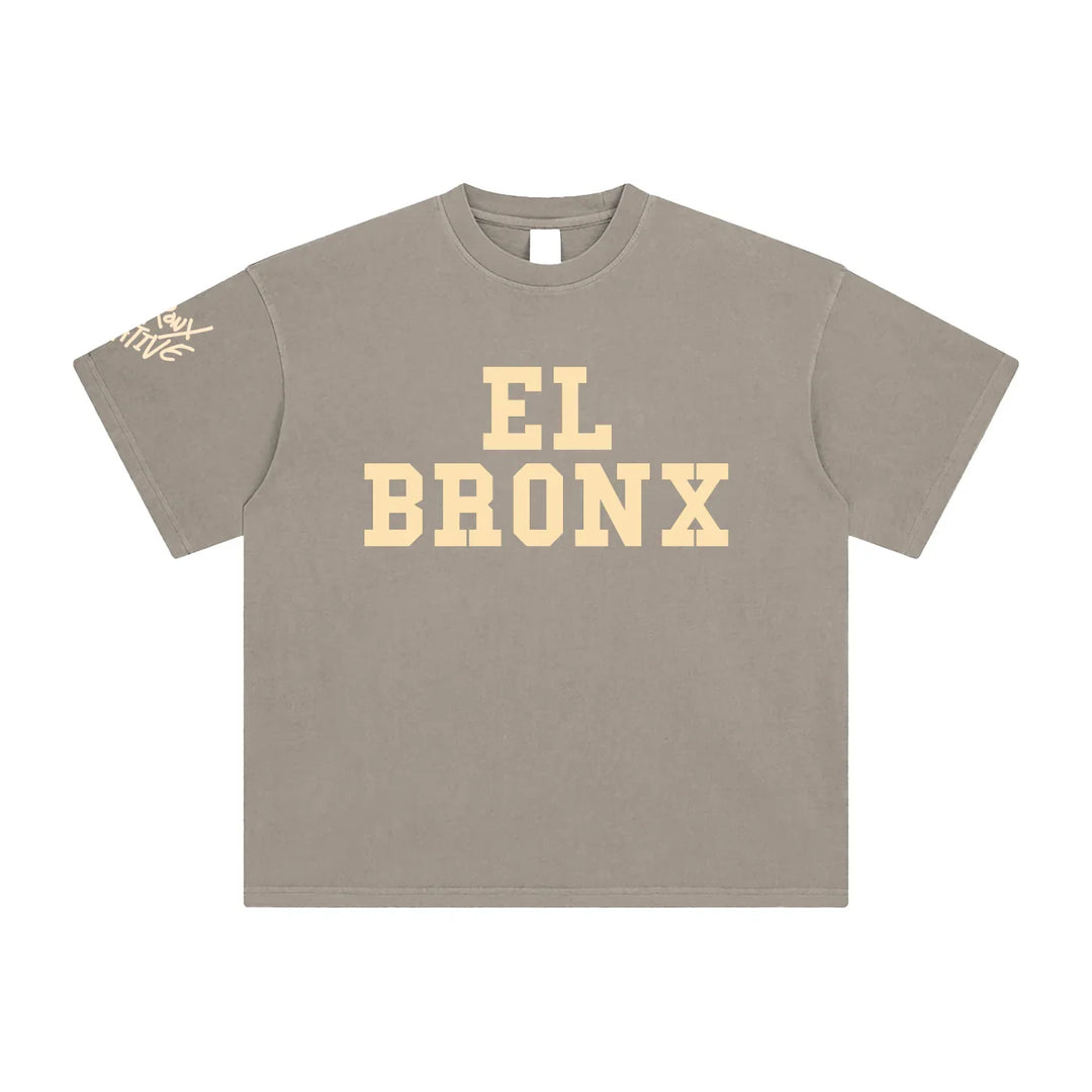EL BRONX Enzyme Washed T-Shirt