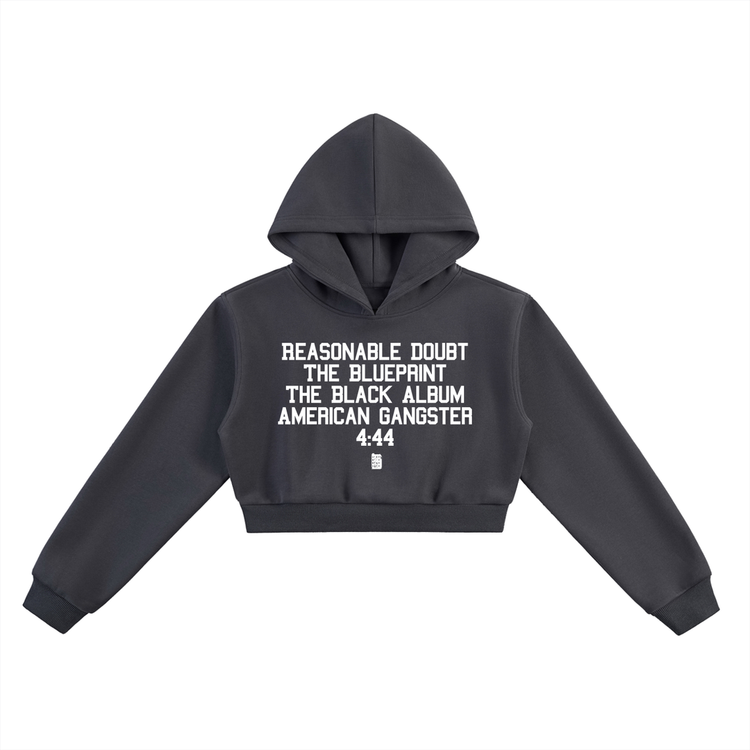 BX x BK 30th Anniversary Cropped Hoodie by Bronx Native — BX x BK 30th Anniversary Stadium Series product image