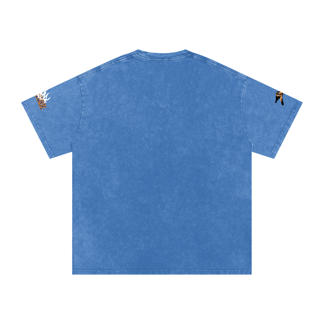 I L🧡💙VE The Bronx Washed Oversized Cotton T-Shirt