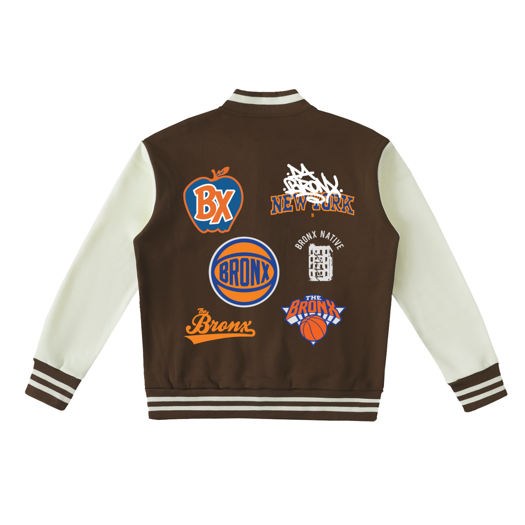 Bronx Basketball 2026 Finals Lim. Edition Two-Tone Fleeced Varsity Jacket product image 2 of 2 by Bronx Native