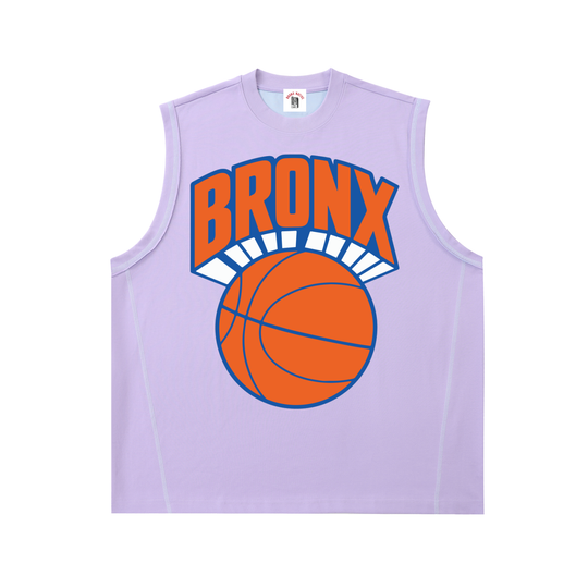 Bronx Basketball 2026 Playoffs Contrast Panel Cooling Performance Tank Top