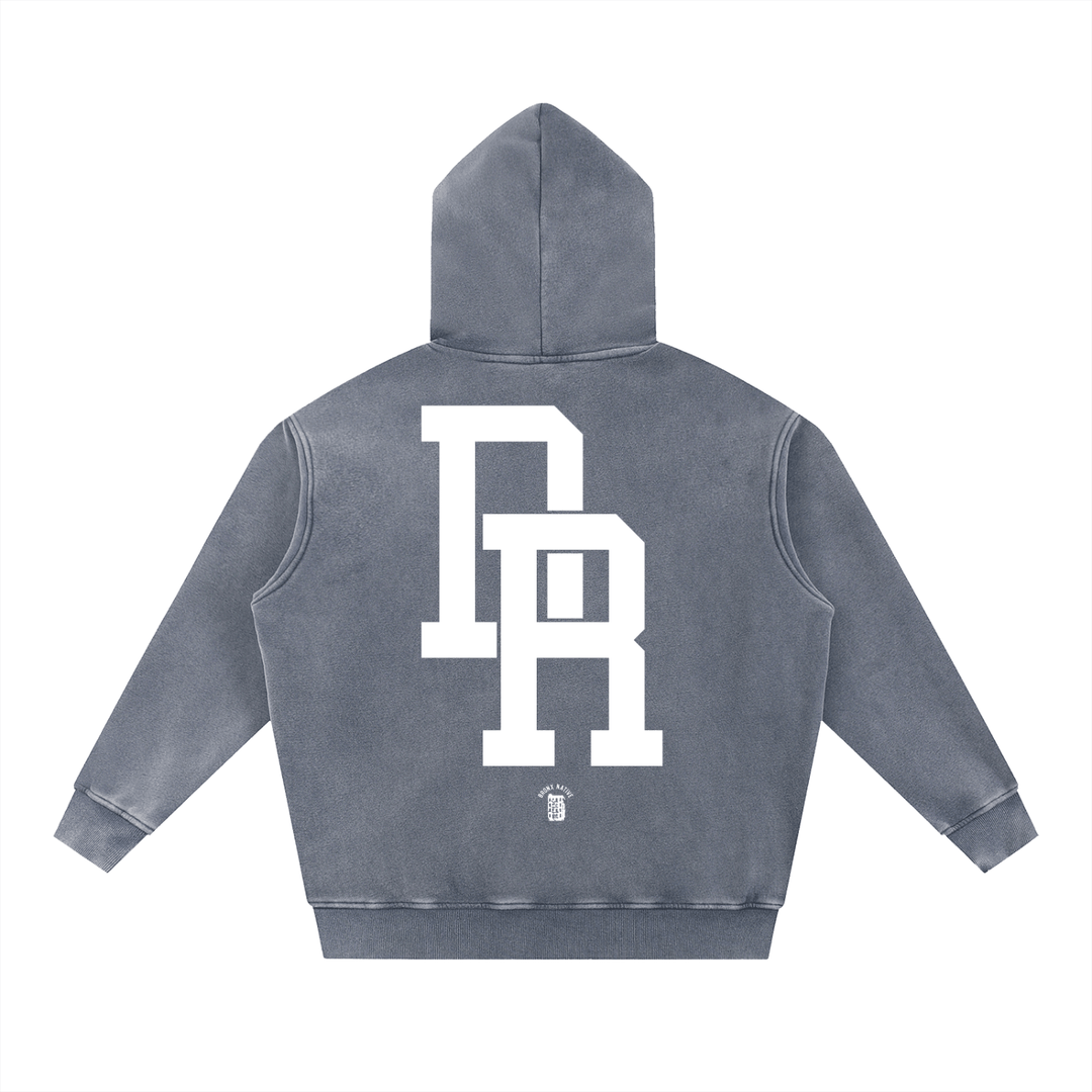 Dominican Republic 🇩🇴 Snow Wash Fleece Oversize Hoodie