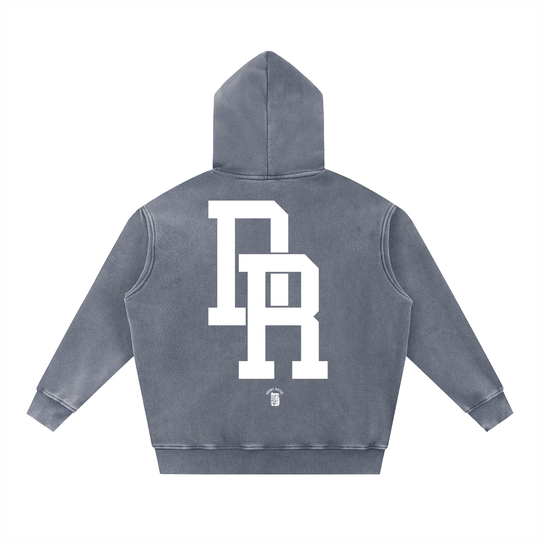 Dominican Republic 🇩🇴 Snow Wash Fleece Oversize Hoodie