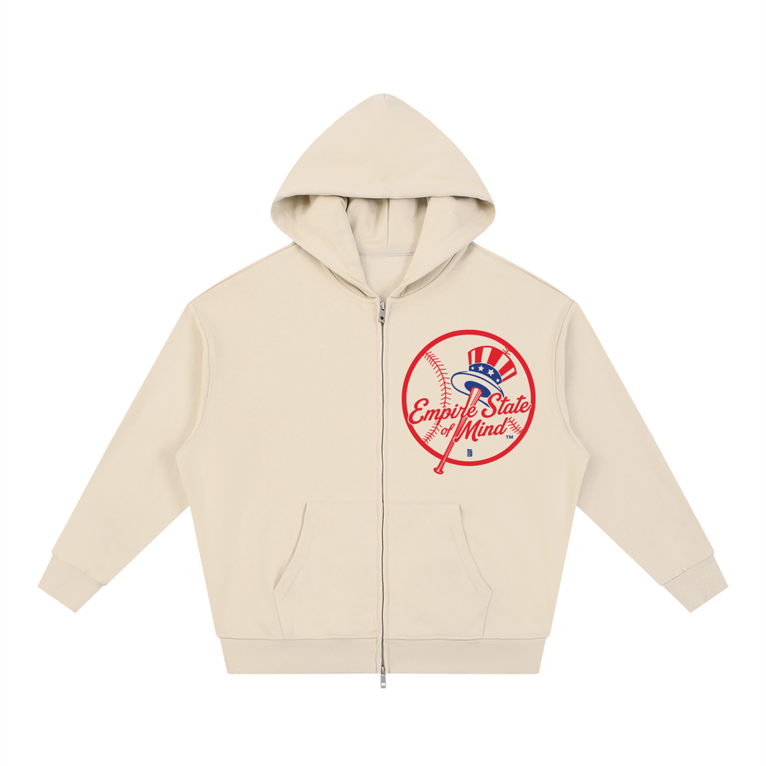 BX x BK 30th Anniversary Loose Full-Zip Hoodie by Bronx Native — BX x BK 30th Anniversary Stadium Series product image