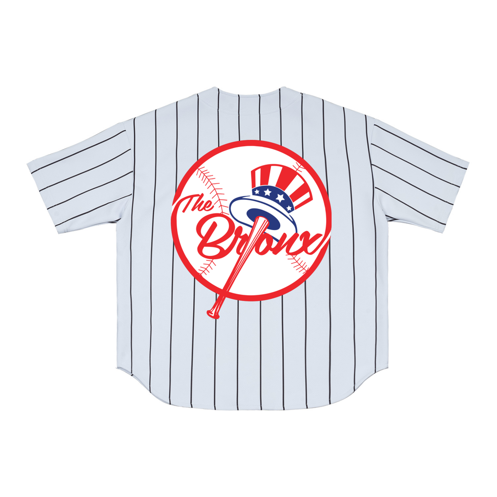 DR Pinstripe Baseball Jersey