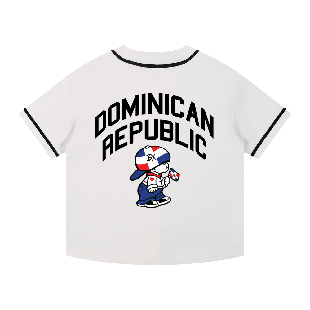 DR Independence Contrast Piped Button-Up Jersey