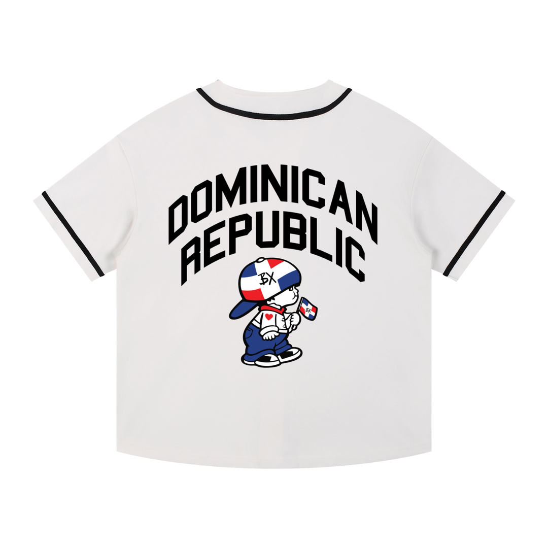 DR Independence Contrast Piped Button-Up Jersey