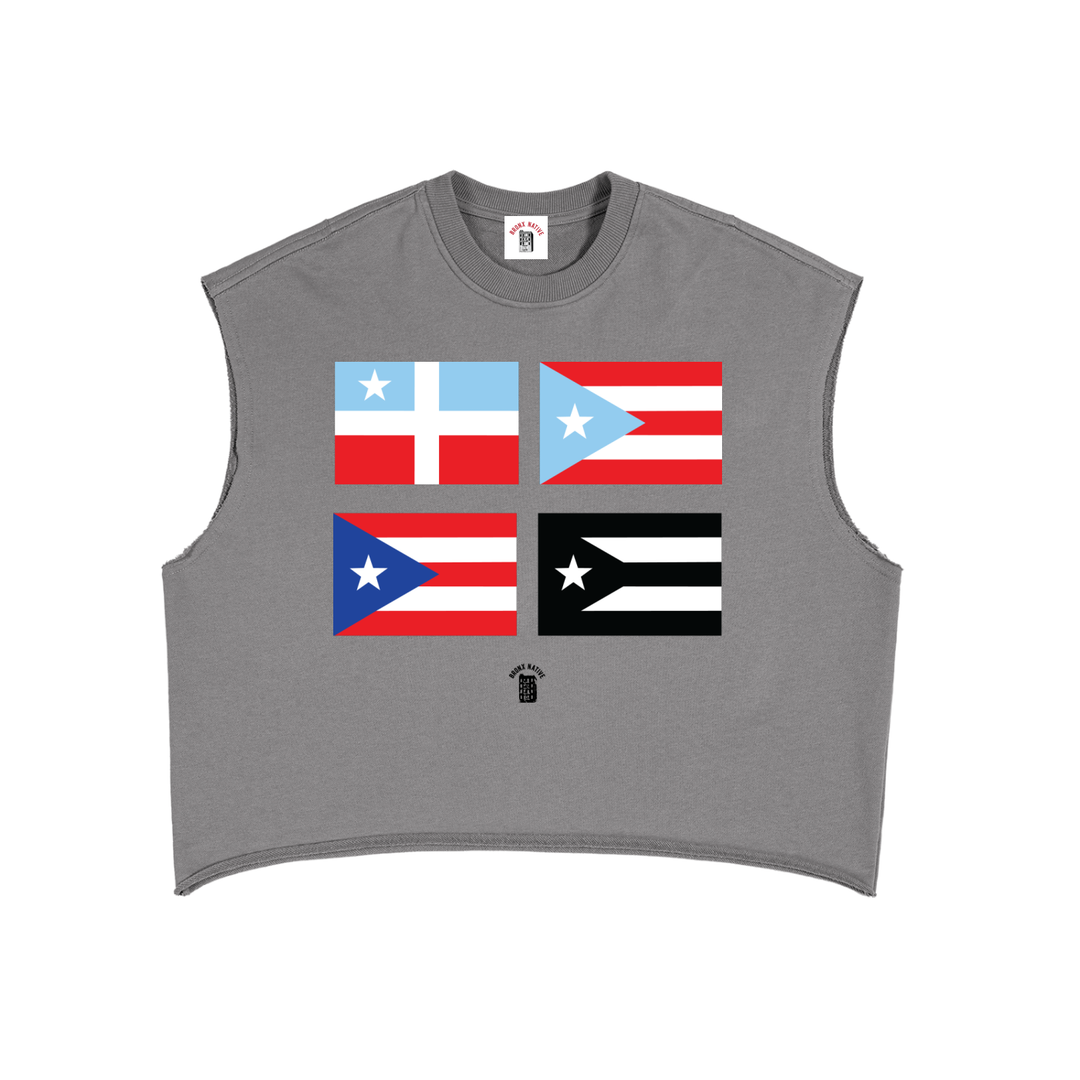 Puerto Rico x Bronx Native French Terry Boxy Tank Top