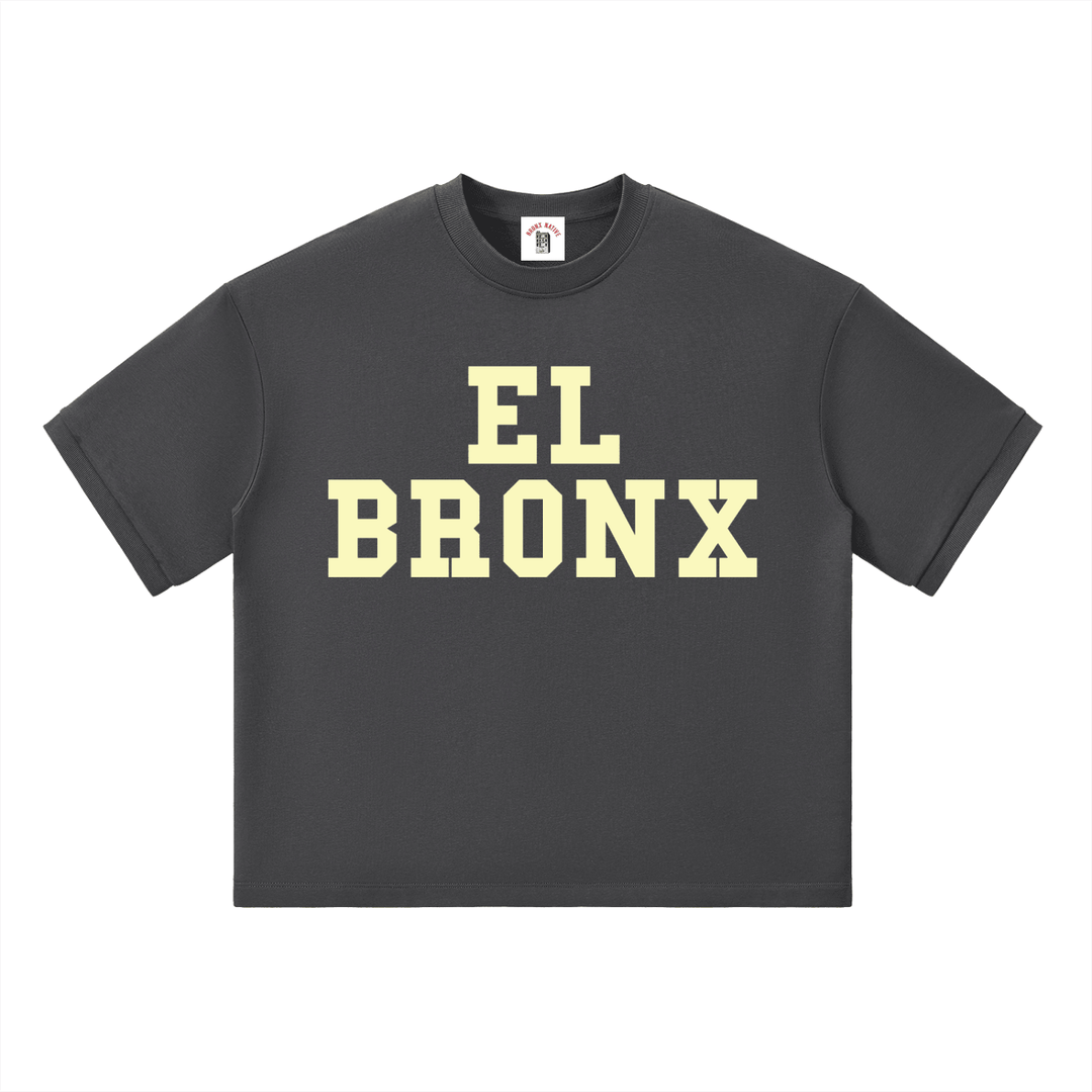 El Bronx Unisex Heavyweight Boxy T-Shirt by Bronx Native for New York summer