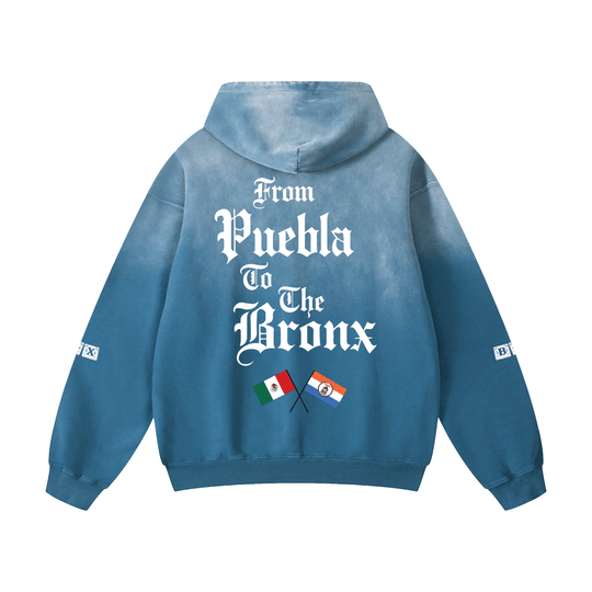 Cinco de Mayo Exclusive Heavyweight Sunfade Oversized Hoodie by Bronx Native