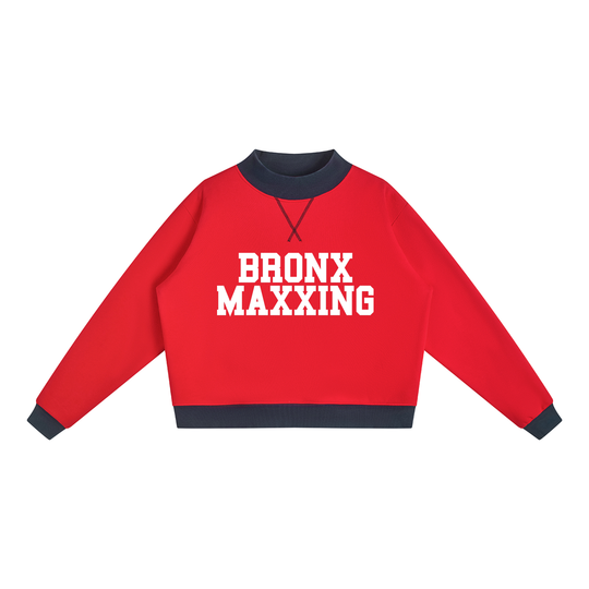 Bronx Summer Color Pop Mock Neck Crewneck by Bronx Native — Summer Collection product image