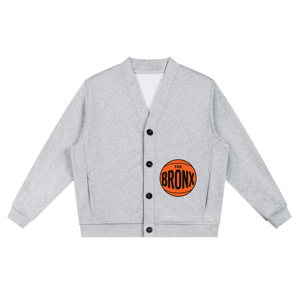 Bronx Basketball 2026 Playoffs Essential Heavyweight Sweat Cardigan