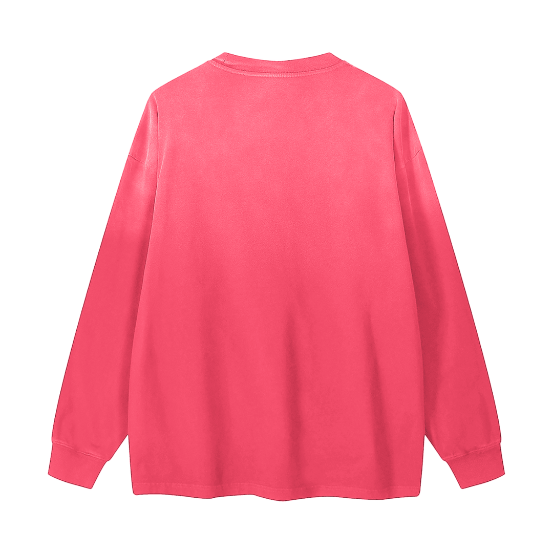 Bronx Spring 96' Notebook Gradient Washed Long Sleeve T-Shirt by Bronx Native for New York summer