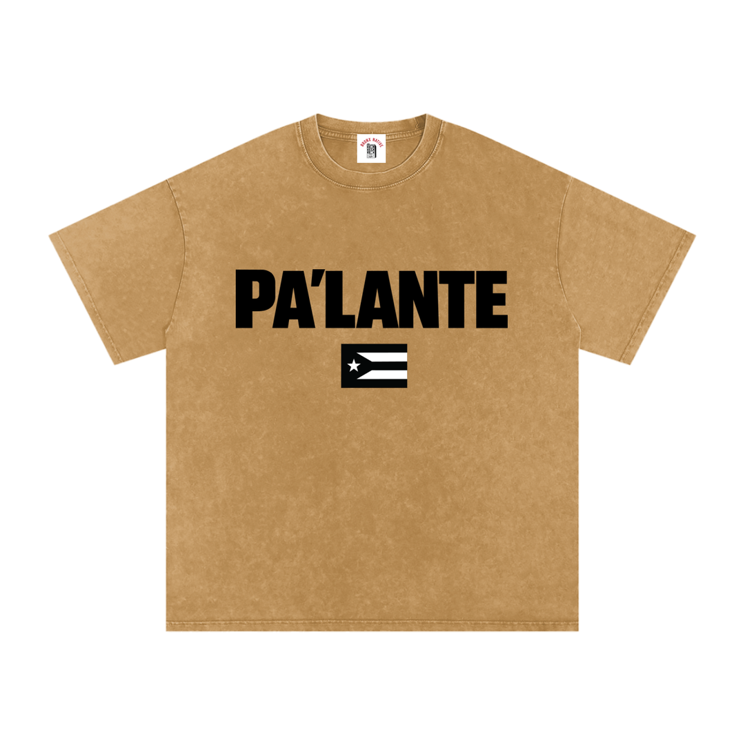 Pa'lante PR Edition Snow Washed Oversized Cotton T-Shirt