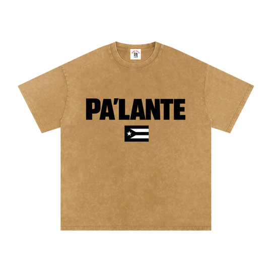 Pa'lante PR Edition Snow Washed Oversized Cotton T-Shirt