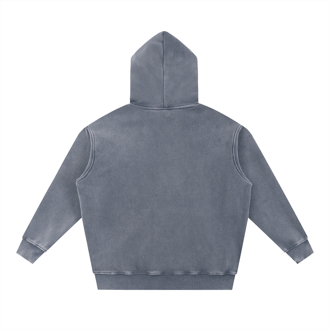 BRONX Snow Wash Fleece Oversize Hoodie by Bronx Native for New York summer