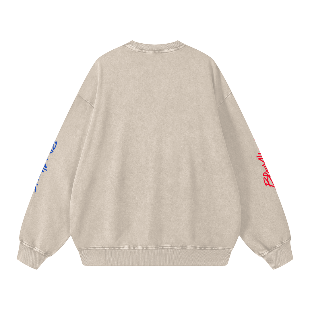 Bronx Coqui PR Edition Snow Washed Oversized Sweatshirt